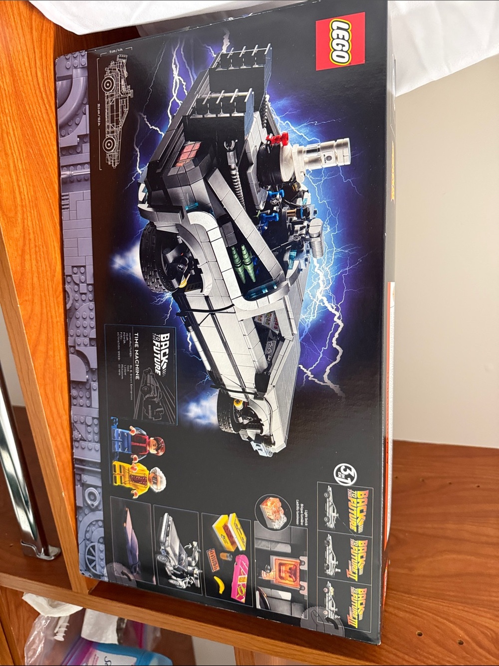 Lego Silver and Black DeLorean Time Machine Building Set